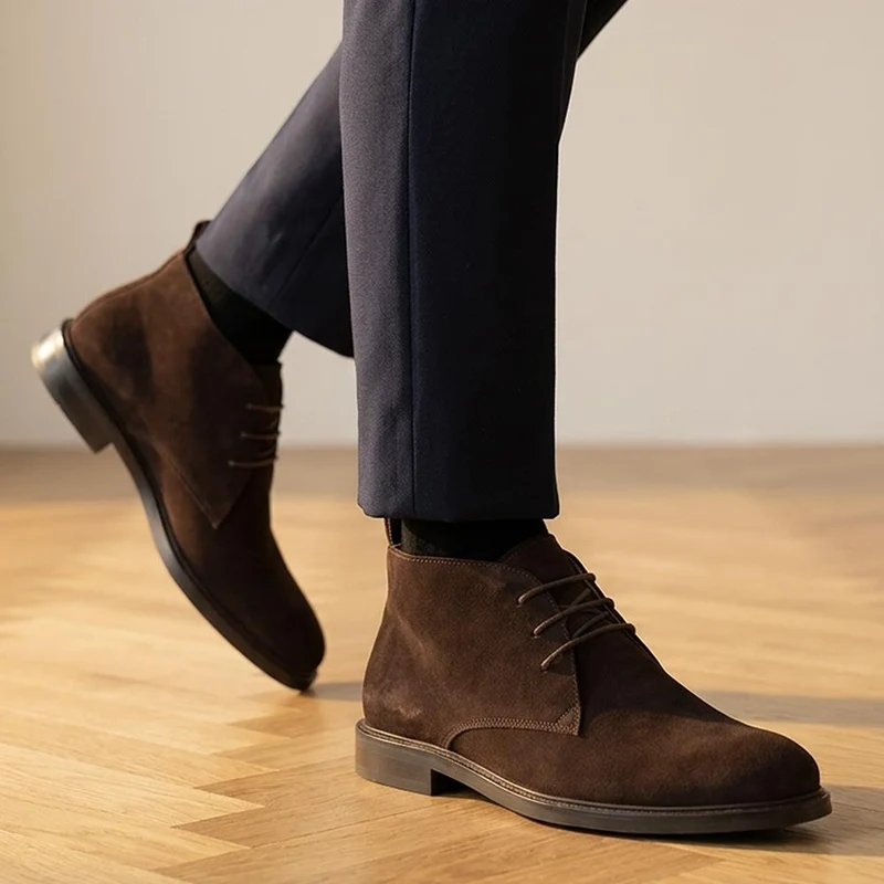 Deacon Suede Chukka Boots - DEACON / 319 224 - Brown Suede