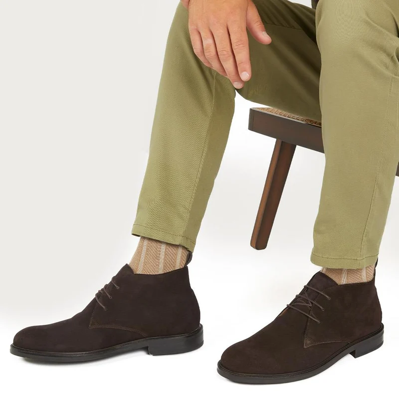 Deacon Suede Chukka Boots - DEACON / 319 224 - Brown Suede