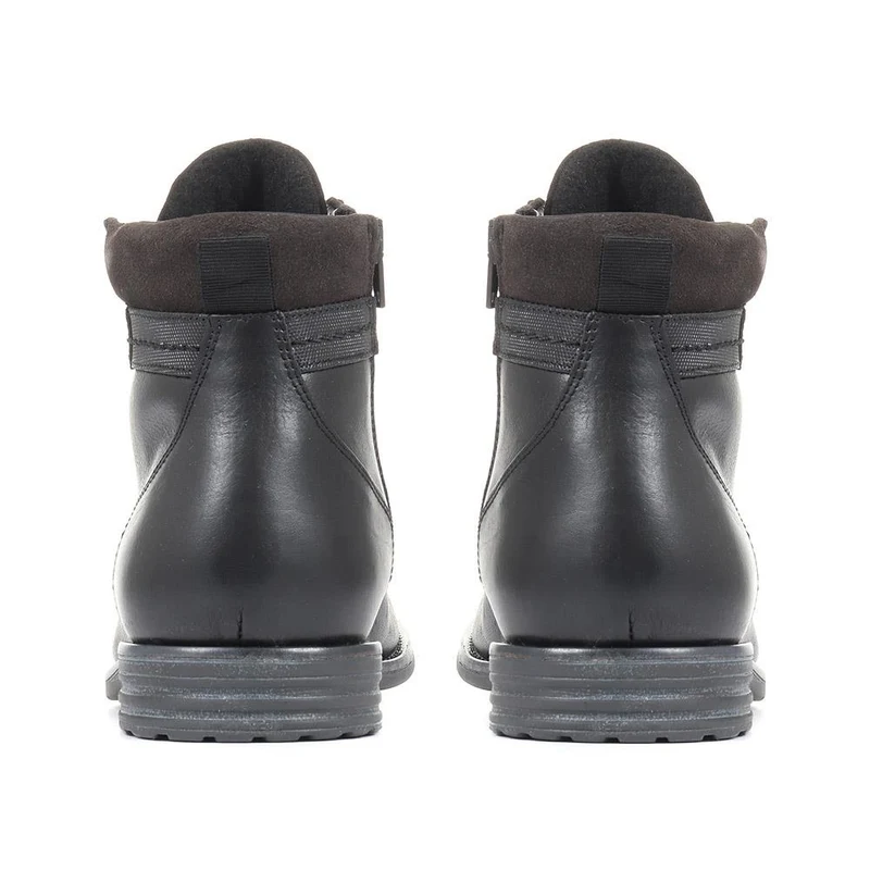 Docklands Leather Lace-Up Boots - DOCKLANDS / 321 008 - Black