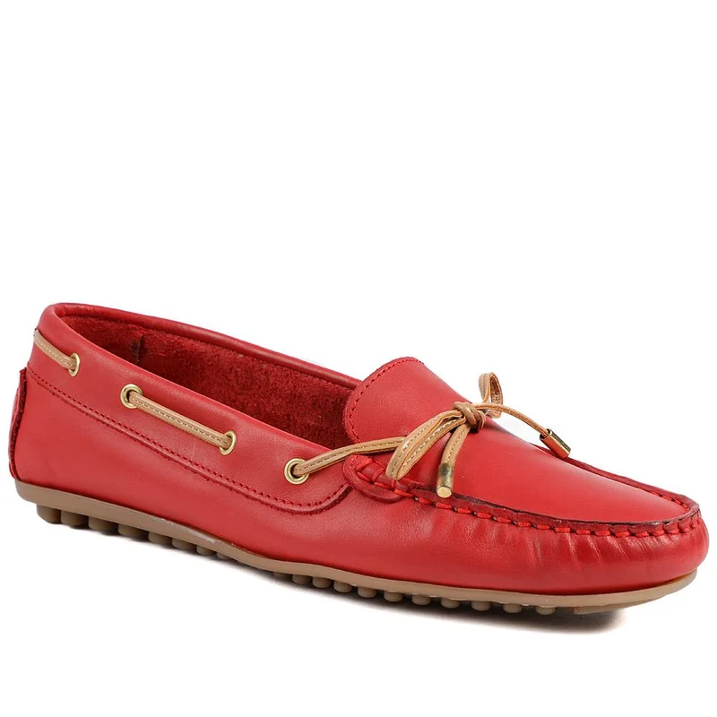 Perri Leather Loafers - PERRI / 325 191 - Red