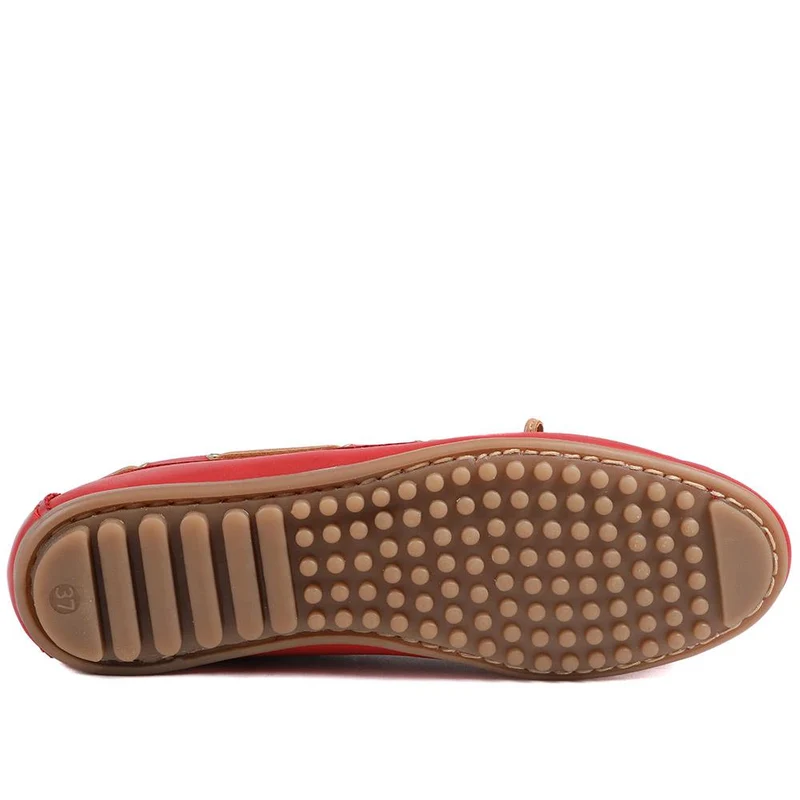 Perri Leather Loafers - PERRI / 325 191 - Red