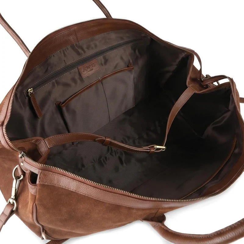 Upington Weekend Bag - UPINGTON / 325 626 - Cognac Suede