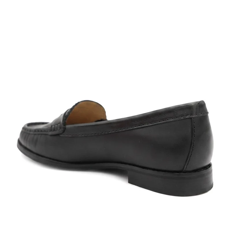Tamsyn Smart Leather Penny Loafers - TAMSYN / 329 033 - Black Leather