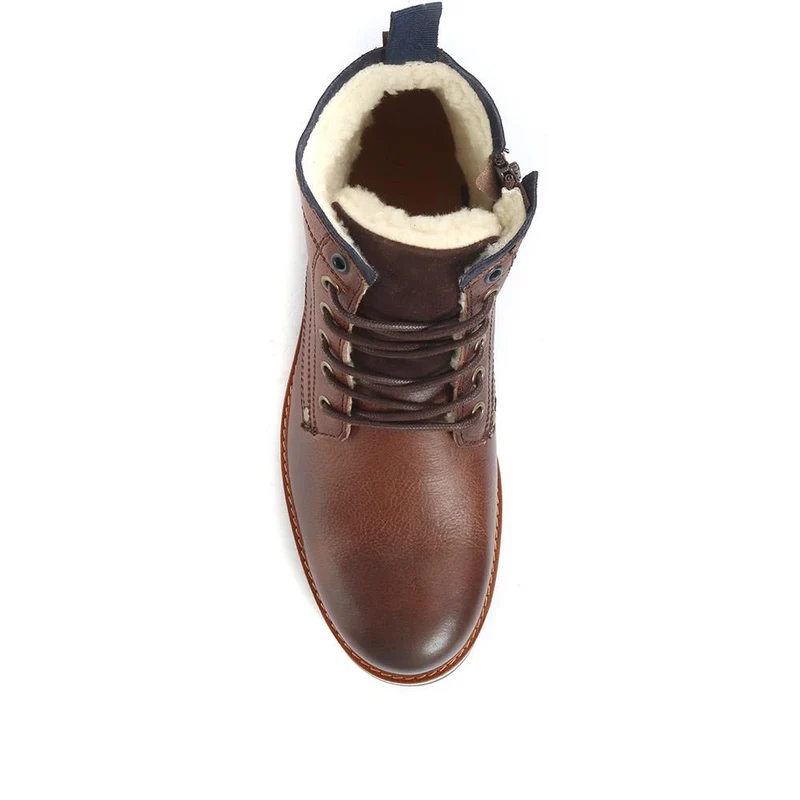 Ealing Leather Ankle Boots - EALING / 321 007 - Brown