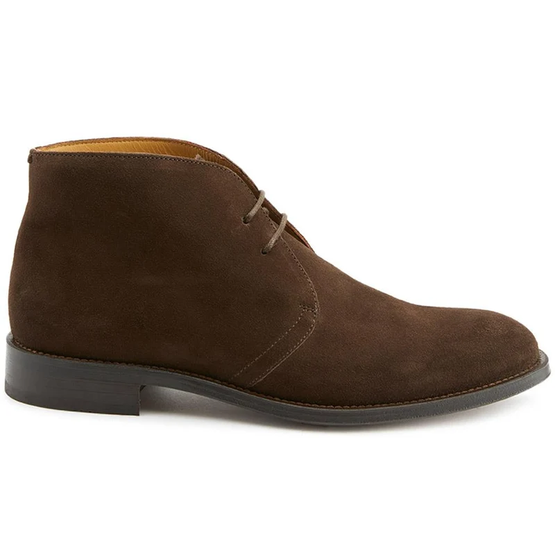 Campbell Blake Stitched Suede Desert Boots - CAMPBELL / 321 132