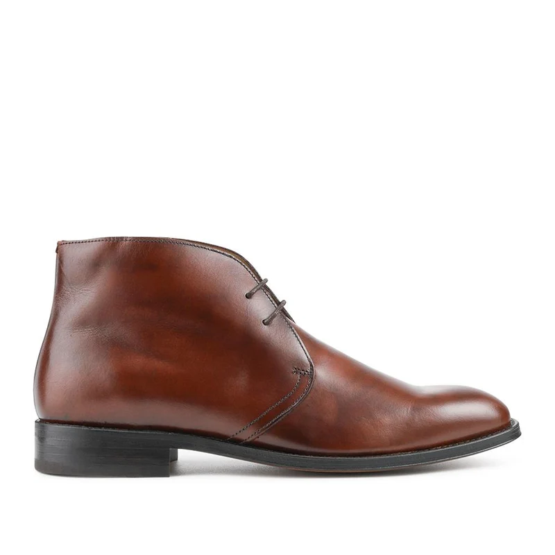 Campbell Blake Stitched Suede Desert Boots - CAMPBELL / 321 132