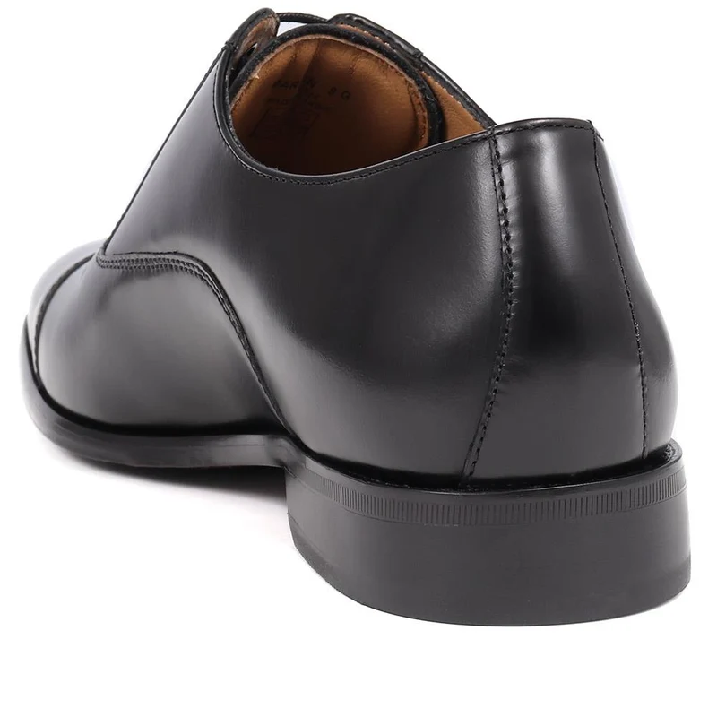 Marvin Leather Oxford Shoes - MARVIN / 325 748 - Black