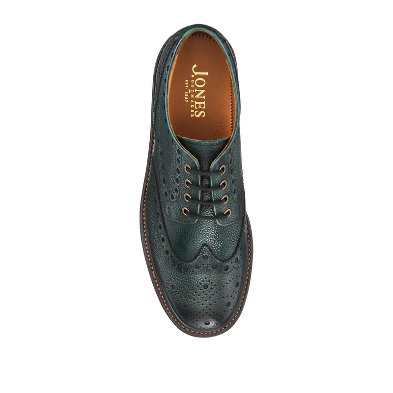 Bushwick1 Buffalo Leather Brogues - BUSHWICK1 / null - Green Grain