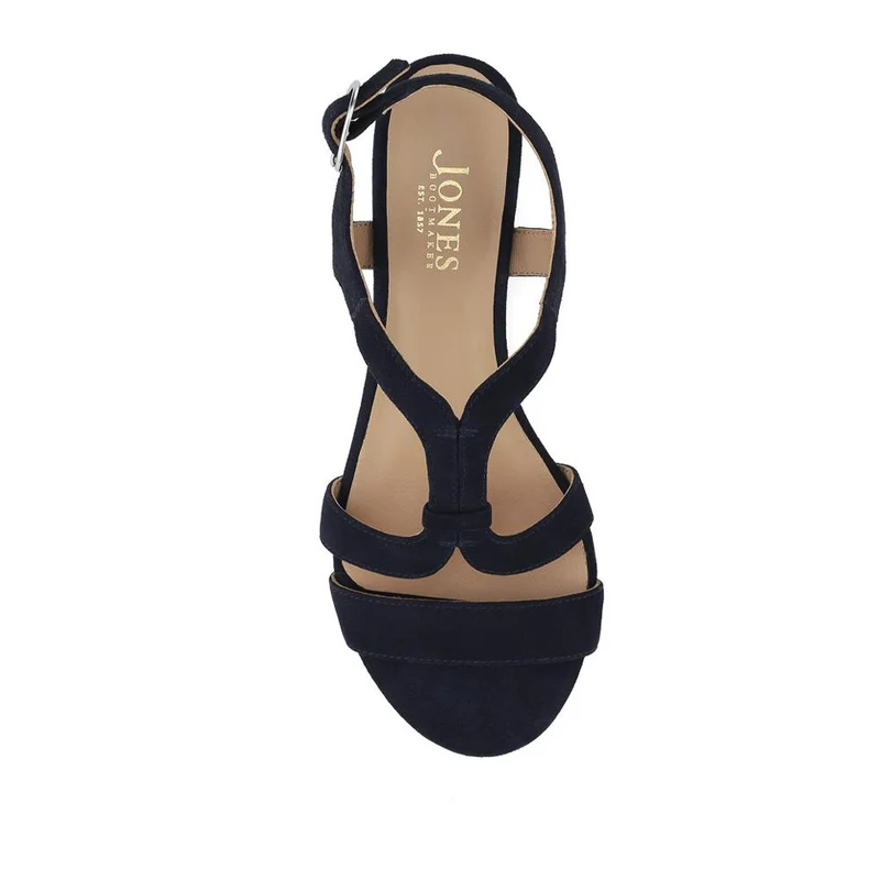 Gravina Leather Slingback Sandals - GRAVINA / 328 916 - Navy Suede