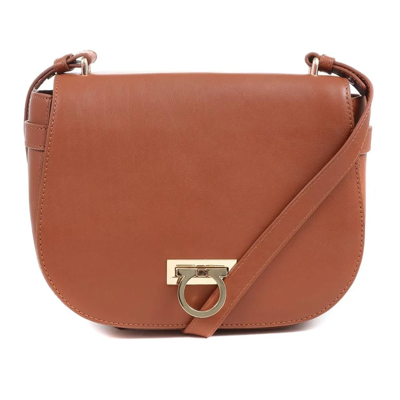 Leather Saddle Bag - VESPER / 323 895 - Tan