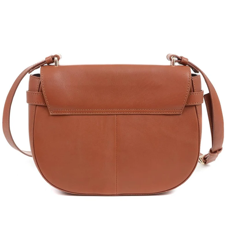 Leather Saddle Bag - VESPER / 323 895 - Tan
