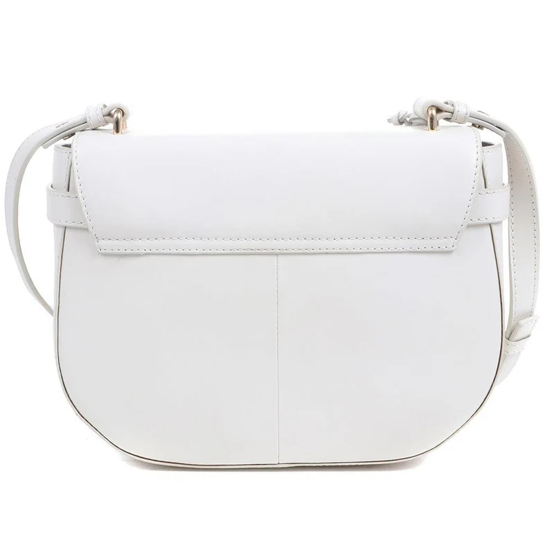 Leather Saddle Bag - VESPER / 323 895 - Off White