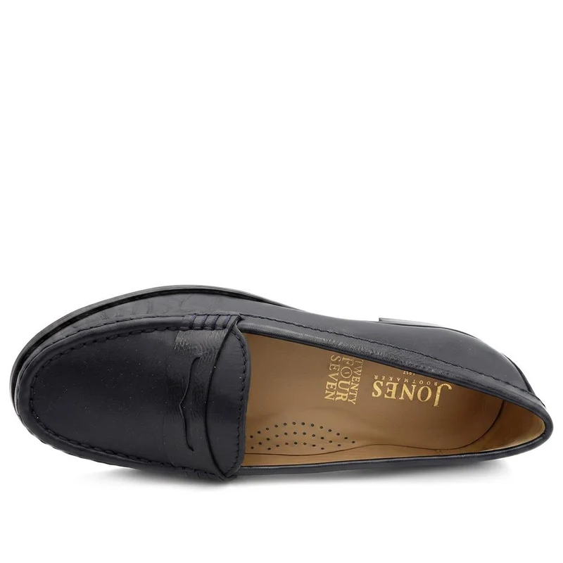 Jones 24/7 TamsynWide Leather Penny Loafers - TAMSYNWIDE / 329 035 - Navy Leather