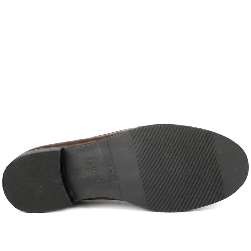 Lorella Wide-Fit Slip-On Shoes - LORELLAWIDE / 327 459 - Chocolate Leather