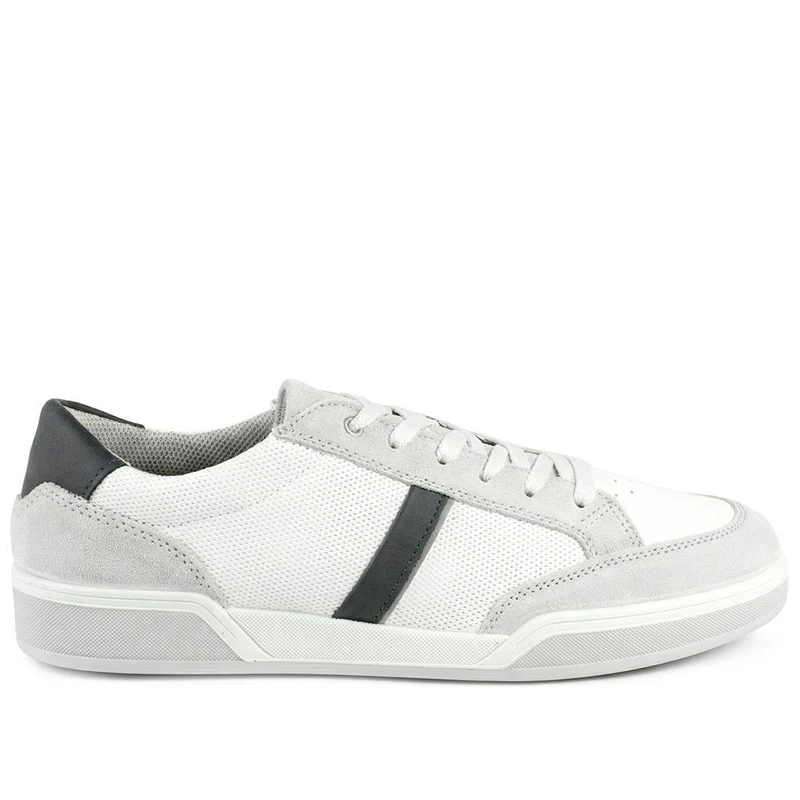Salvator Wide Fit Leather Trainers - SALVATOR / 329 185