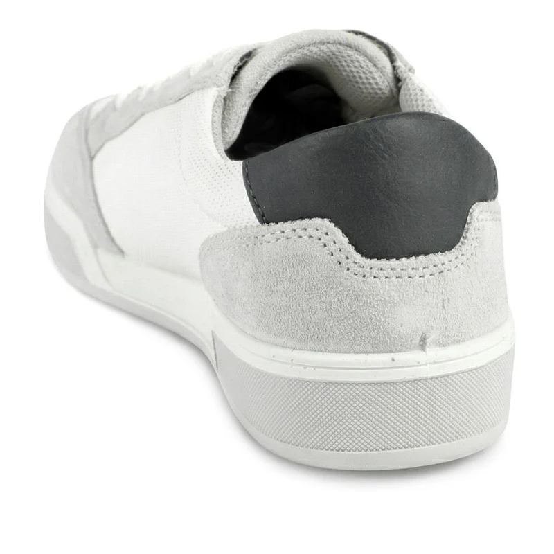 Salvator Wide Fit Leather Trainers - SALVATOR / 329 185 - White