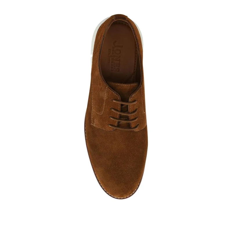 Longtown Leather Lace Up Cushioning Shoes - LONGTOWN / 328 825 - Tan Suede