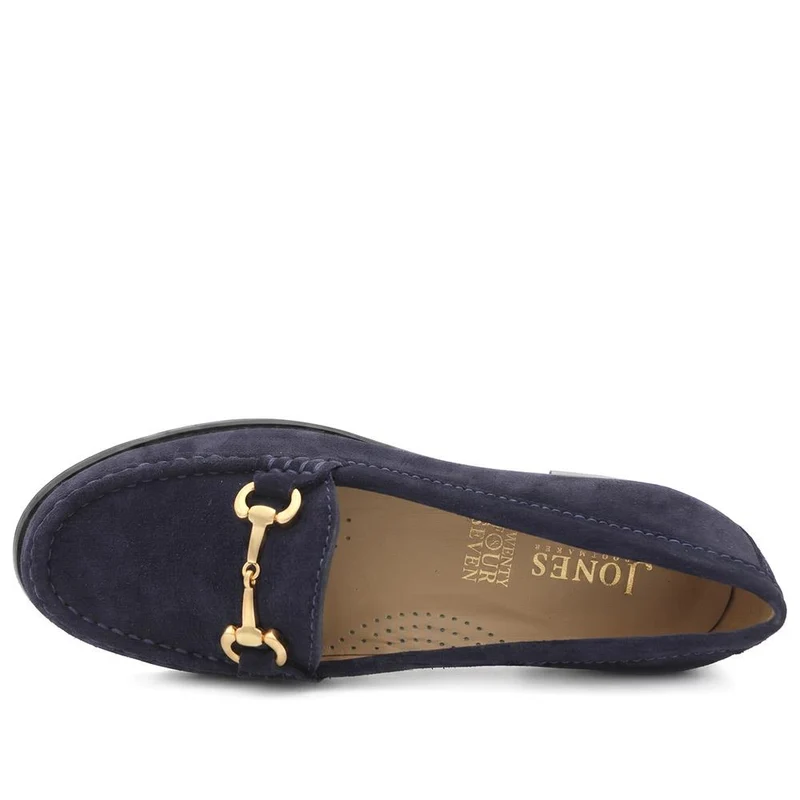 Lex Suede Leather Loafers - LEX / 328 249 - Navy Suede