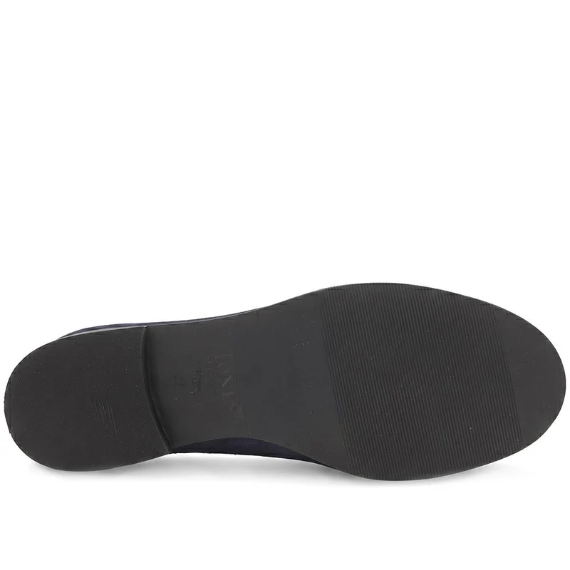 Lex Suede Leather Loafers - LEX / 328 249 - Navy Suede