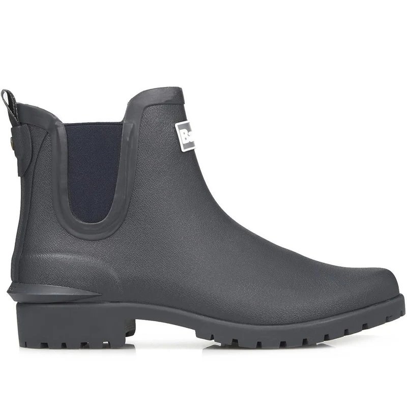 Wilton Wellie Ankle Boots - BARBR28514 / 313 961 - Navy