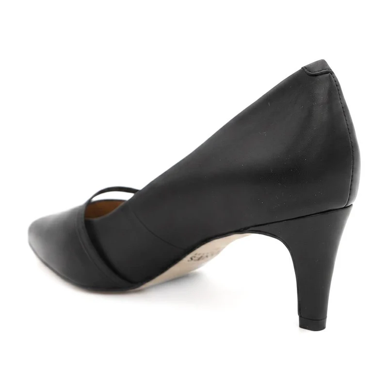 Zienna Wide Fit Mary Janes - ZIENNAWIDE / 330 273 - Black Leather