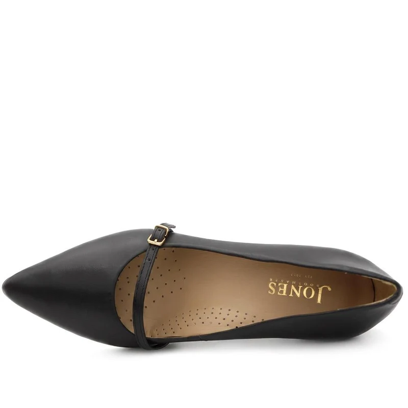 Zienna Wide Fit Mary Janes - ZIENNAWIDE / 330 273 - Black Leather