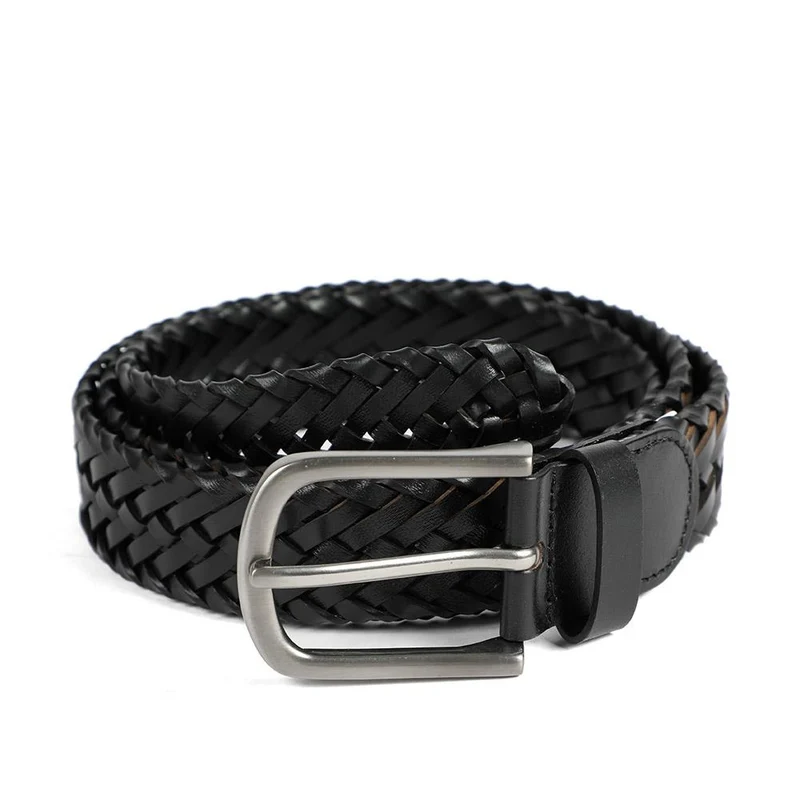 Vicente Leather Belt - VICENTE / 328 614 - Black