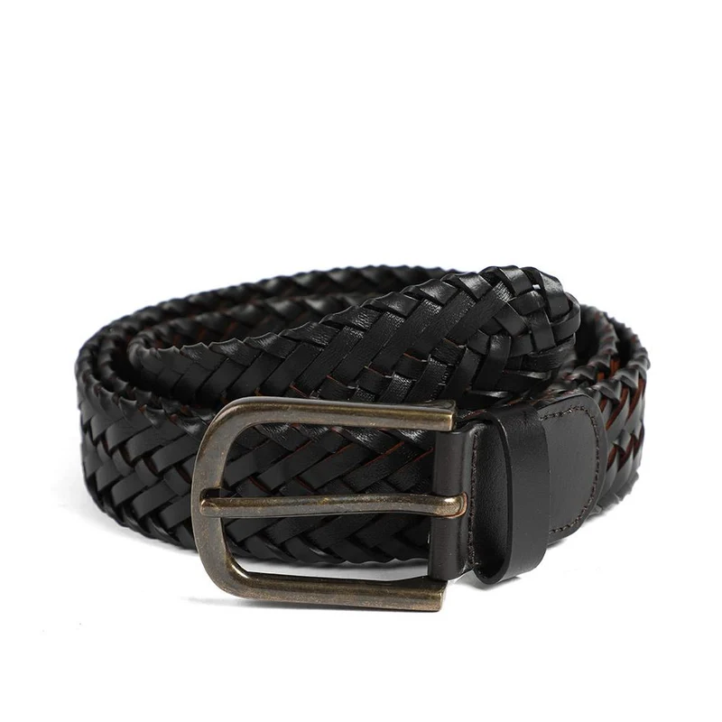 Vicente Leather Belt - VICENTE / 328 614 - Brown
