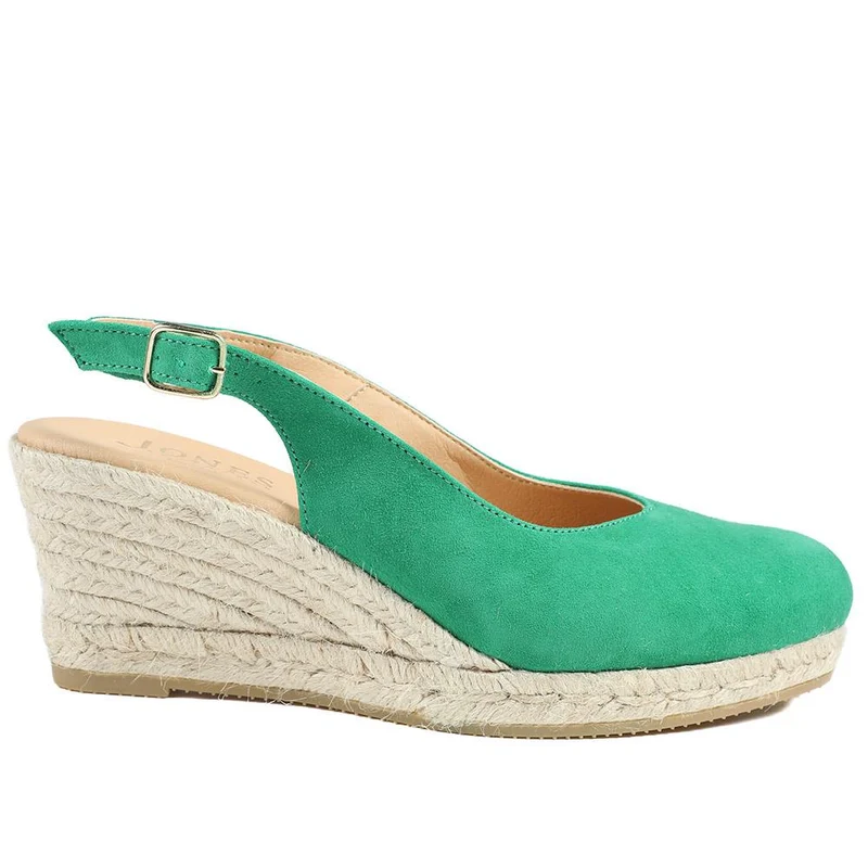 Cedrica Wide Fit Leather Slingback Espadrilles - CEDRICAWIDE / 329 056