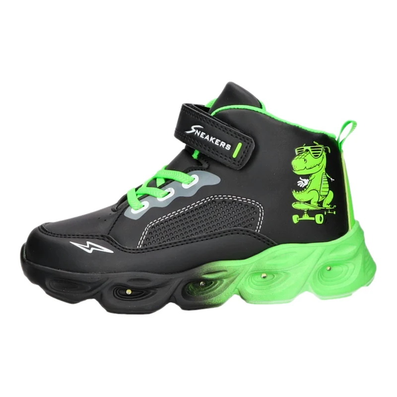 Sneakers Schlupf-/Klettstiefelette Kaltfutter