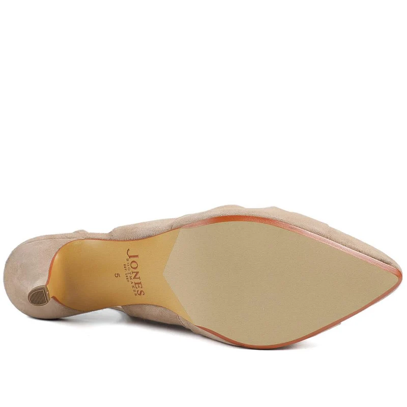 Zie Leather Bow Detailed Slingback Sandals - ZIA / 328 978 - Sand