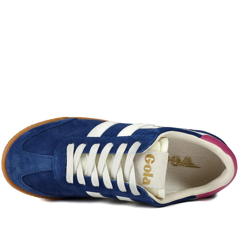 Gola Elan Leather Trainers - JAC41505 / 326 755 - Navy-White