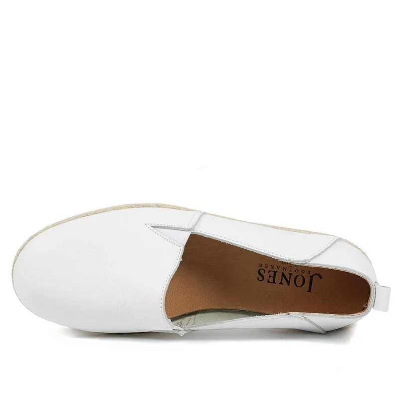 Milan2 Leather Espadrilles - MILAN2 / 329 055 - White Leather