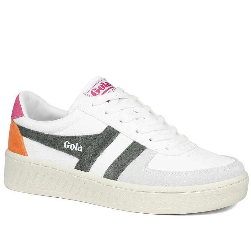 Gola Grandslam Trident Trainers - JAC43504 / 328 802 - White Multi