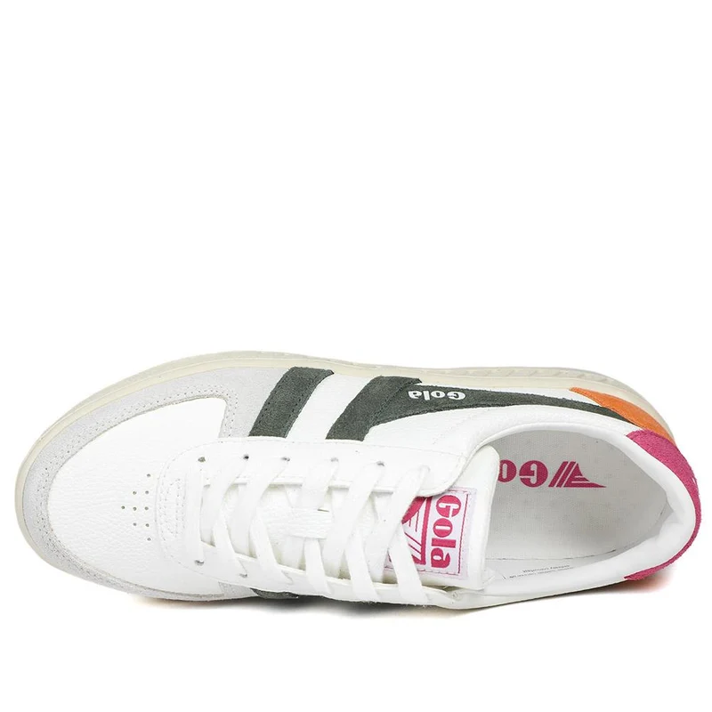 Gola Grandslam Trident Trainers - JAC43504 / 328 802 - White Multi