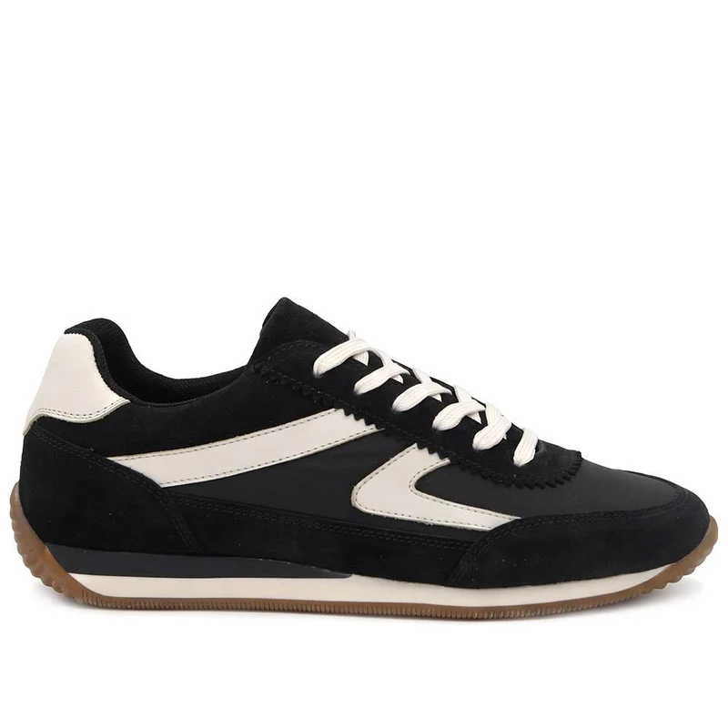 Aeries Leather Lace Up Trainers - AERIES / 329 809