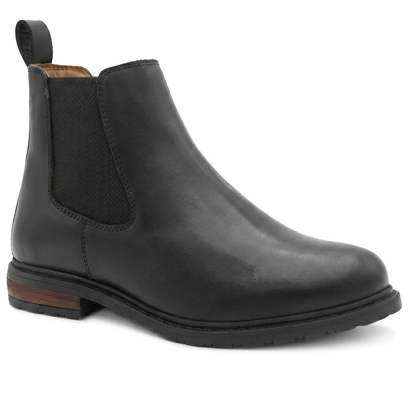 Mayah Wide Fit Leather Chelsea Boots - MAYAHWIDE / 329 731 - Black Leather
