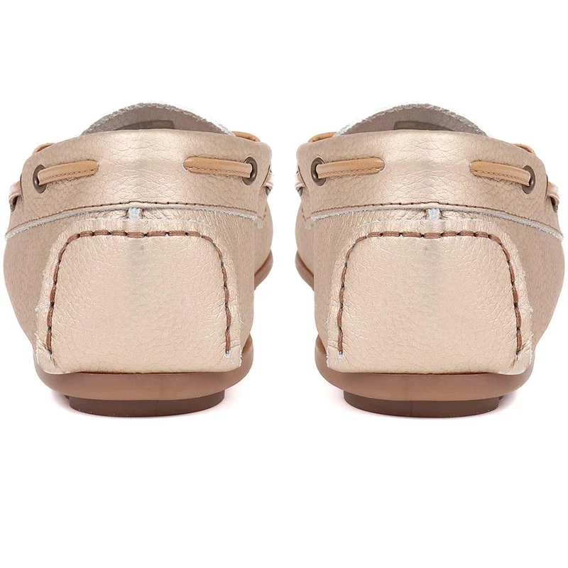 Perri Leather Loafers - PERRI / 325 191 - Soft Gold