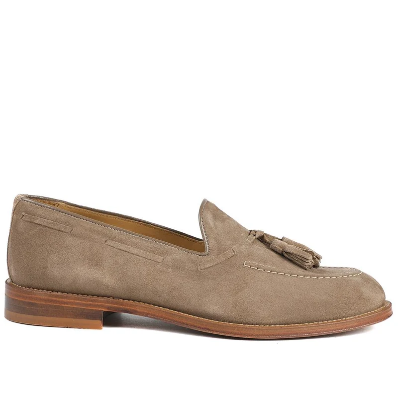Corsino Smart Leather Loafers - CORSINO / 327 356 - Taupe Suede