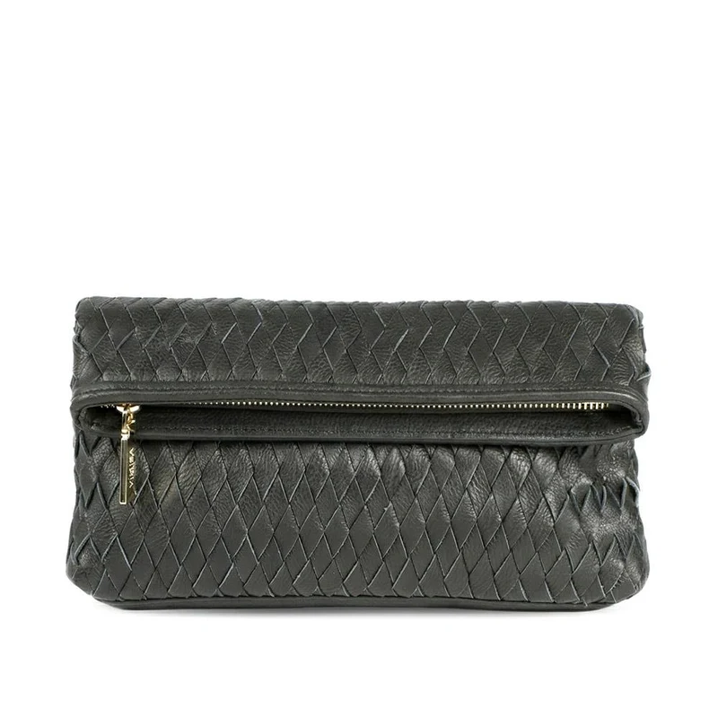 Wylie Fold-Over Clutch Bag - WYLIE / 323 893 - Black