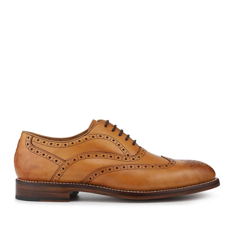 Oliver Sweeney Aldeburgh Calf Leather Oxfords - OLIVR42508 / 328 556 - Tan