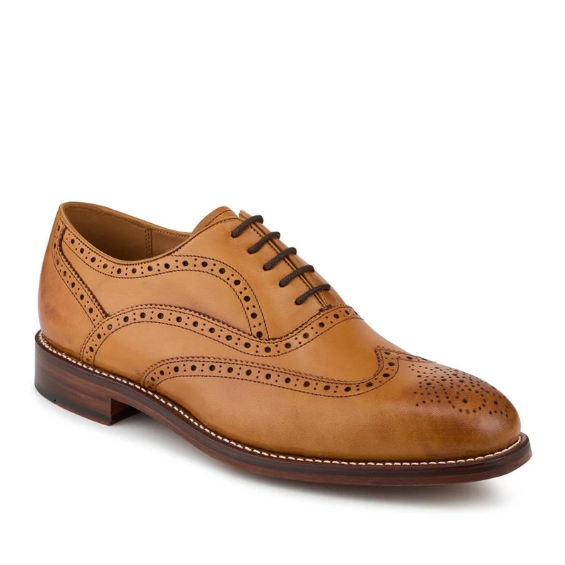 Oliver Sweeney Aldeburgh Calf Leather Oxfords - OLIVR42508 / 328 556 - Tan