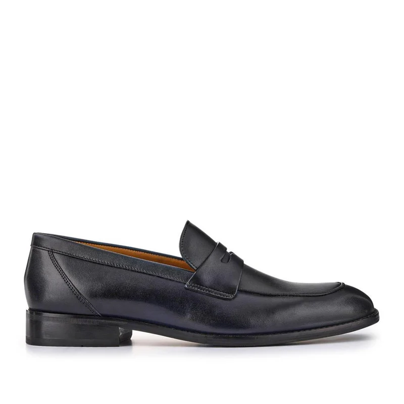 Russell Leather Penny Loafers - RUSSELL / 320 483