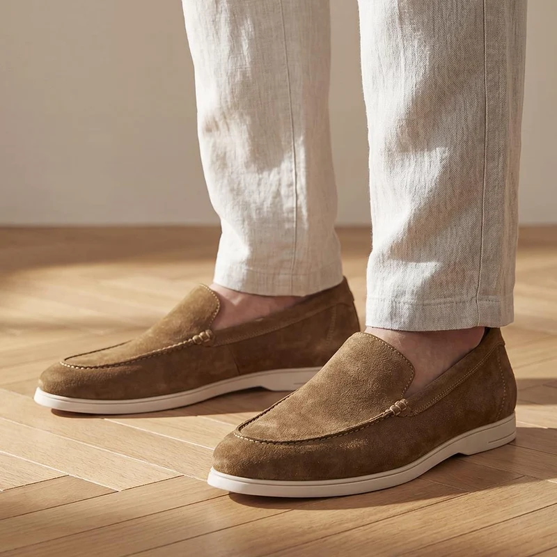 Raiden Suede Loafers - RAIDEN / 325 112 - Tan Suede