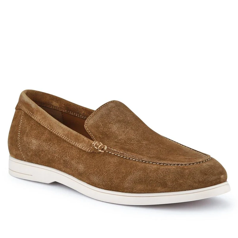 Raiden Suede Loafers - RAIDEN / 325 112 - Tan Suede