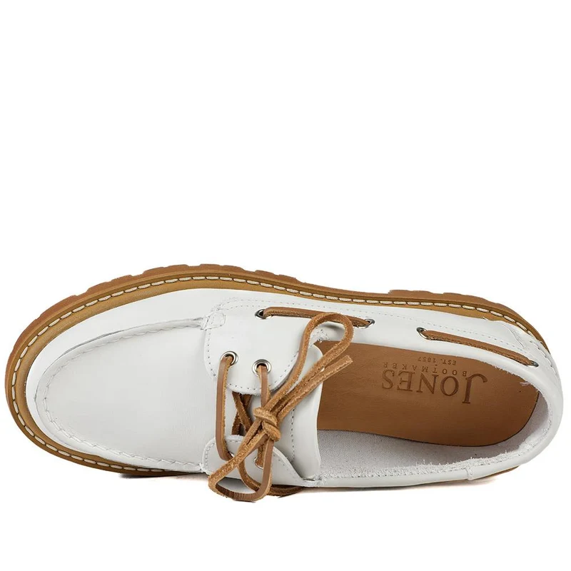 Perdita Leather Platform Moccasins - PERDITA / 328 592 - White