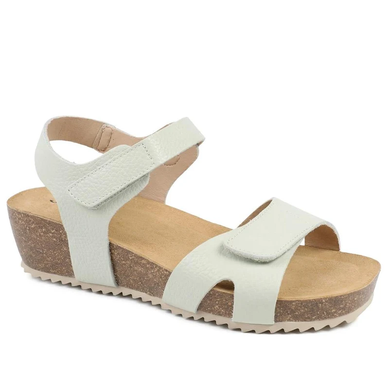 Joanie Wide Fit Leather Sandals - JOANIEWIDE / 329 464 - Mint