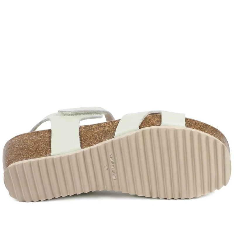 Joanie Wide Fit Leather Sandals - JOANIEWIDE / 329 464 - Mint