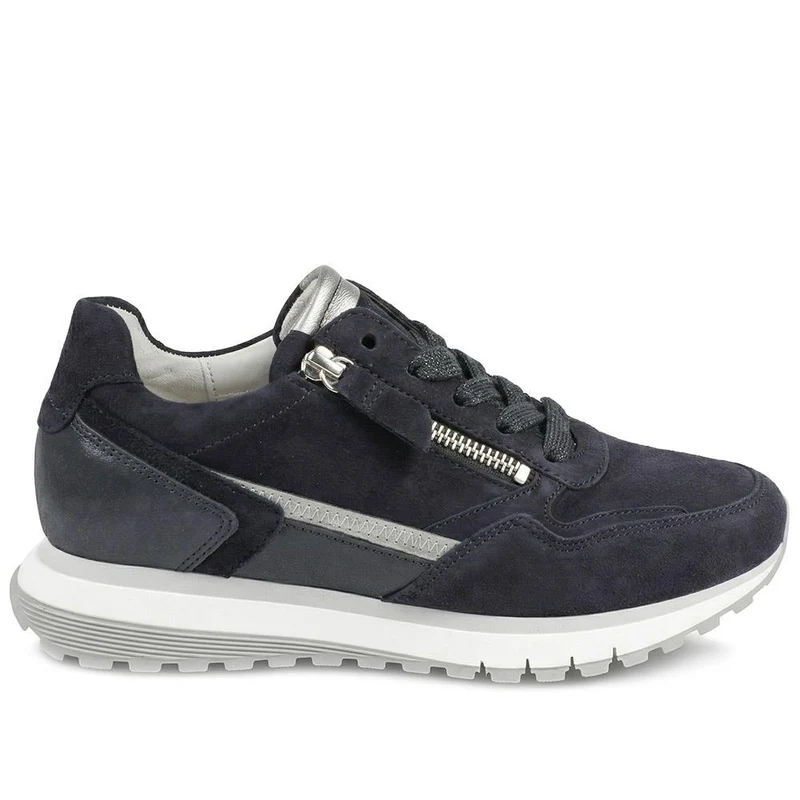 Gabor Hollywell Wide Fit Zip & Lace Trainers - GAB42502