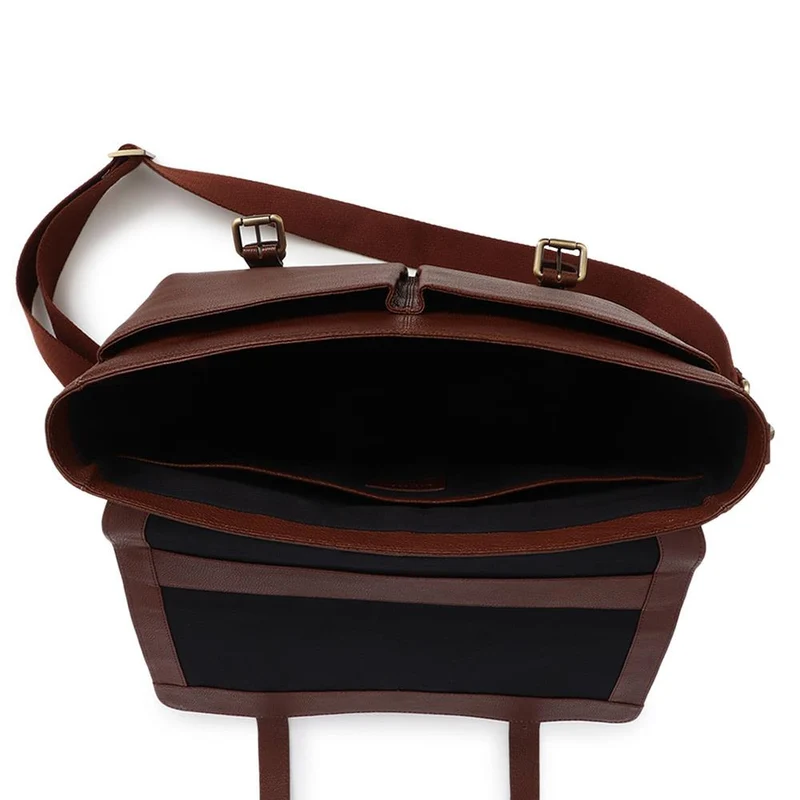 Upland Leather Briefcase - UPLAND / 325 628 - Tan Grain